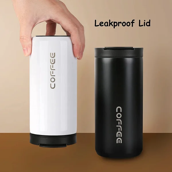400ML Stainless Steel Coffee Thermos Bottle Thermal Mug Leakproof Car Vacuum Flasks Coffee Cup Travel Portable Insulated Bottles 5