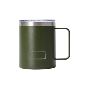 12 oz Iced Coffee Mug With Handle Yetys Tumbler Stainless Steel Vacuum Thermal Beer Cup Thermos with Leakproof Lid 350ml 1