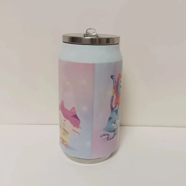 330ML Thermos Cola Can DIY LOGO PHOTO Name TEXT Colorful Printing Customize Personalize Kids Gift Keep Cold Cool Drink Milk Tea 6