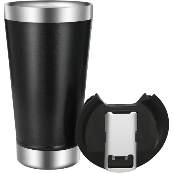 17oz Stainless Steel Double wall Vacuum Insulated Tumbler With Beer Opener Thermos Travel Mug Keep Drink Cold and Hot 1