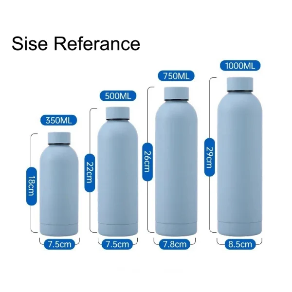 Custom Logo Thermos Large Vacuum Flask Stainless Steel Portable Thermos Bottle Outdoor Sports Water Bottle Travel Mug 500/750ml 5