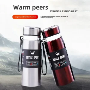 1L Thermal Water Bottle Keep Cold and Hot Water Bottle Thermos for Coffee Tea Vacuum Flasks Stainless Steel Thermos Bottle 1