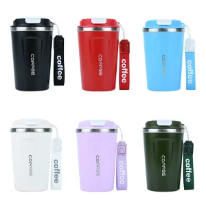380ml Stainless Steel Coffee Insulated Cup Double Wall Vacuum Flask for Hot & Cold Insulated Cup Portable Travel Mug 1