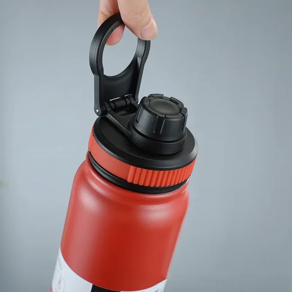 600/800ML Outdoor Thermos Kettle Water Bottle with Tea Filter Stainless Steel Travel Insulated Cup Leak-proof Sports Flask 4