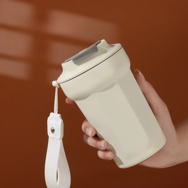 420ML Stainless Steel Thermo Cafe Coffee Mug Car Thermos Mug LeakProof Travel Thermos Coffee Cup Portable Gift Coffee Cup 5