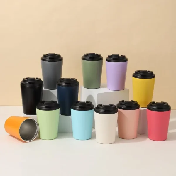 Stylish Mini Stainless Steel Vacuum Mug: Perfect for Coffee, Milk & on - The - Go Office Sips Sleek Mini Vacuum - Insulated Cup 1