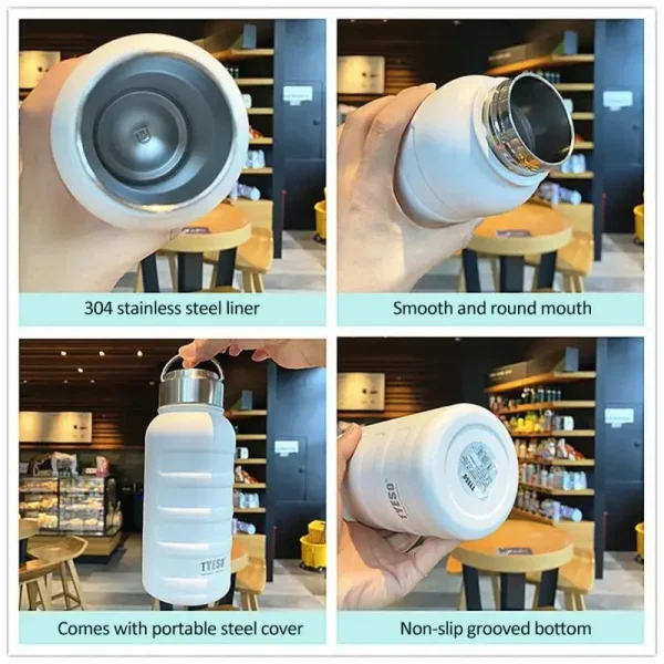 Tyeso Thermos Water Bottle 1000ml 750ml 360ml Double Stainless Steel Vacuum Flask Mug Portable Outdoor Fitness Sports Drinks Cup 6