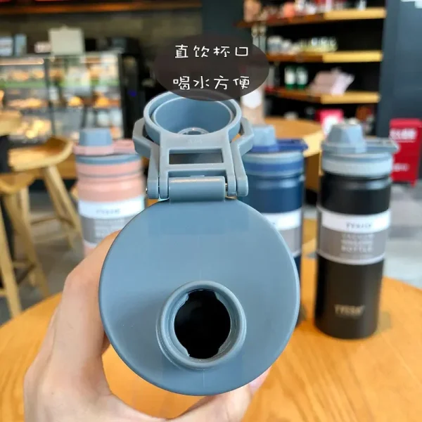 750ML Tyeso Thermos Bottle Stainless Steel Vacuum Flask Insulated Water Bottle Travel Cup For children Coffee Mug Termica 6