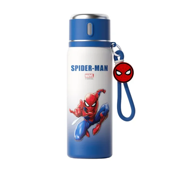 550ml Disney Spider Man Thermos Water Bottle 316 Stainless Steel Bounce Cover Insulated Water Cup Leakproof Sport Water Mug 5