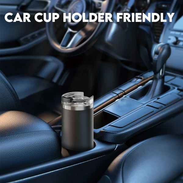 FEIJIAN 16/20oz Stainless Steel Coffee Tumbler Thermos Cup Portable Travel Mug Coffee cup with straw 6