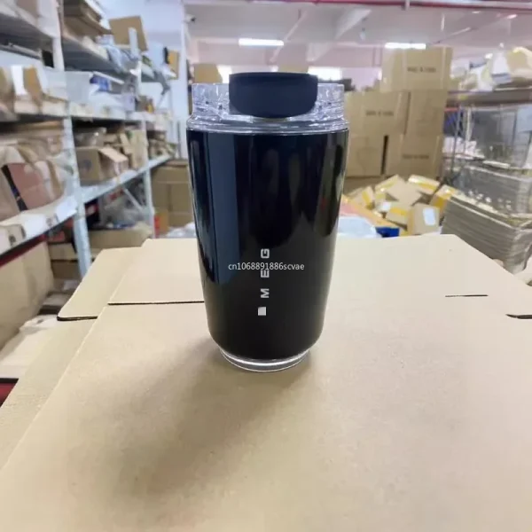Tumbler Thermos Cup Milky White Coffee Mug Insulated Water Bottle Travel Stainless Steel Car Vacuum Flasks Drinking Kettle 귀여운물병 4