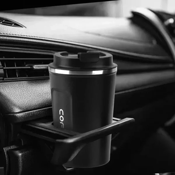 Thermo Cafe Coffee Mug Car Cup for Tea Water Coffee Double Thermos Mug Leak_Proof Travel ThermoStainless Steel 380/510ML 2