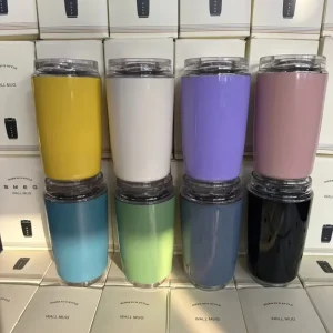 Tumbler Thermos Mug Milky White Coffee Mug Car Thermos Water Bottle Travel Stainless Steel Vacuum Bottle Drinking Jug 1