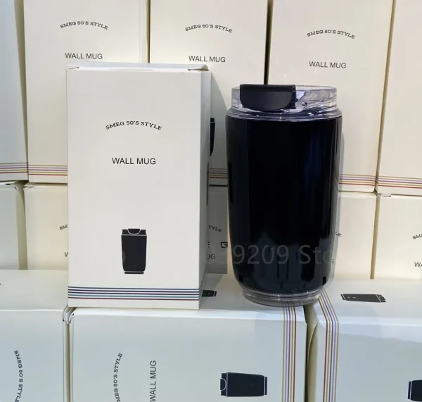 Tumbler Thermos Mug Milky White Coffee Mug Car Thermos Water Bottle Travel Stainless Steel Vacuum Bottle Drinking Jug 2