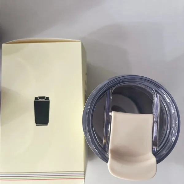 Tumbler Thermos Mug Milky White Coffee Mug Car Thermos Water Bottle Travel Stainless Steel Vacuum Bottle Drinking Jug 6