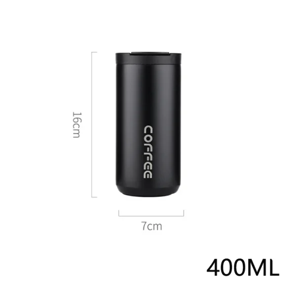 400ML Stainless Steel Coffee Thermos Bottle Thermal Mug Leakproof Car Vacuum Flasks Coffee Cup Travel Portable Insulated Bottles 2