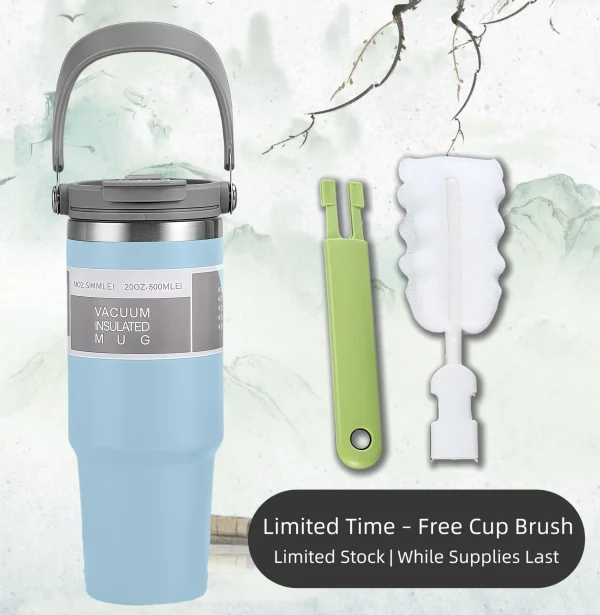 30oz Thermal Water Bottle Keep Cold and Hot Thermos for Water Tea Coffee Vacuum Flasks Stainless Steel Thermos Bottle 3