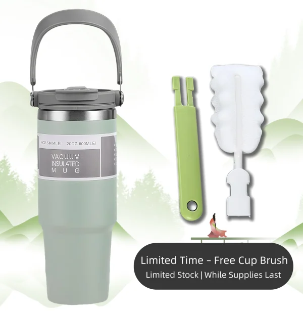 30oz Thermal Water Bottle Keep Cold and Hot Thermos for Water Tea Coffee Vacuum Flasks Stainless Steel Thermos Bottle 4