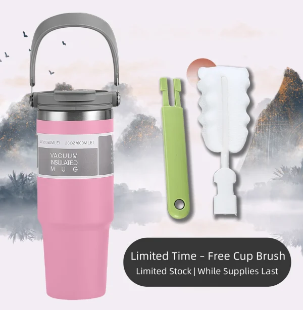 30oz Thermal Water Bottle Keep Cold and Hot Thermos for Water Tea Coffee Vacuum Flasks Stainless Steel Thermos Bottle 6