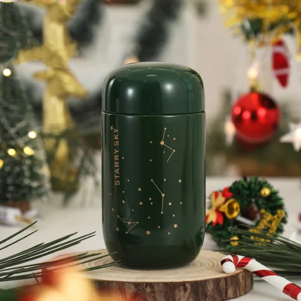 Thermos Bottle Starry Sky Mini Small Capacity 200ML Leakproof Coffee Mug 304 Stainless Steel Vacuum Flask Thermo Bottle 6