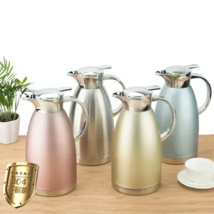 High Capacity Vacuum Insulation Pot 304 Stainless Steel Thermos Bottle Water Jug Double Layer Insulated Coffee Pots Tea Kettle 1