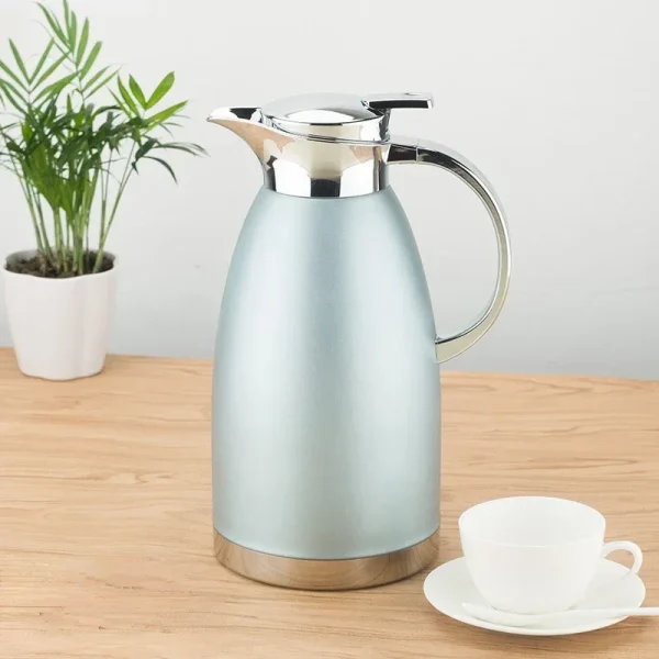High Capacity Vacuum Insulation Pot 304 Stainless Steel Thermos Bottle Water Jug Double Layer Insulated Coffee Pots Tea Kettle 6