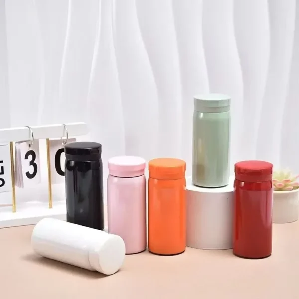 304 Stainless Steel Water Bottle 12oz 16oz Vacuum Insulated Portable Thermos for Outdoor Travel 1