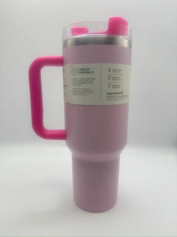 High-end stainless steel vacuum-insulated travel mug with a large capacity and a convenient handle for men and women 4