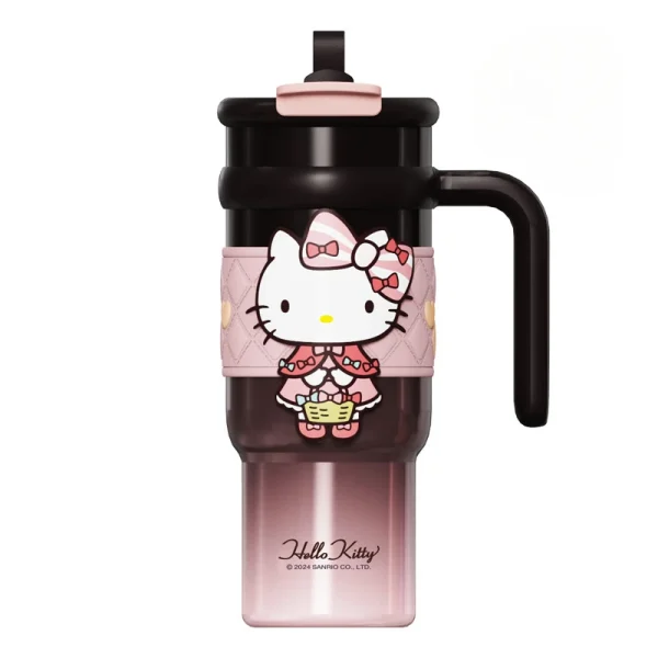 Sanrio Hello Kitty Thermos Bottle 316 Stainless Steel Thermos Double Layer Insulation for Cold & Hot Drinks Portable Travel Mug 1