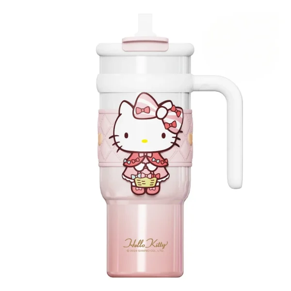Sanrio Hello Kitty Thermos Bottle 316 Stainless Steel Thermos Double Layer Insulation for Cold & Hot Drinks Portable Travel Mug 2