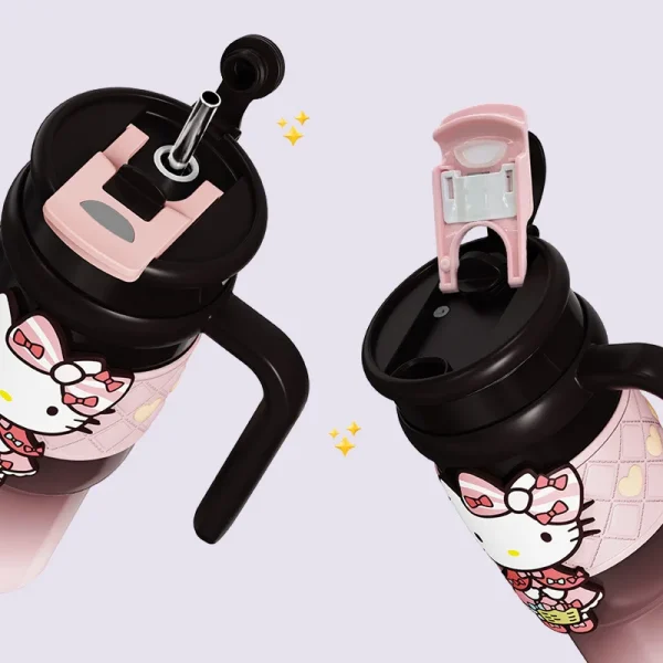 Sanrio Hello Kitty Thermos Bottle 316 Stainless Steel Thermos Double Layer Insulation for Cold & Hot Drinks Portable Travel Mug 3