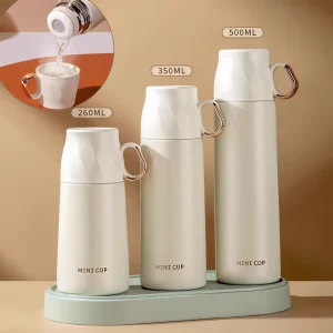 304 Stainless Steel Thermal Cup Double Layer Leakproof Insulated Water Bottle Keeps Hot And Cold Drinks Coffee Mug Vacuum Flask 1