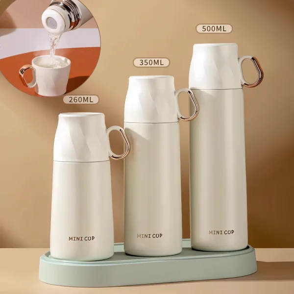304 Stainless Steel Thermal Cup Double Layer Leakproof Insulated Water Bottle Keeps Hot And Cold Drinks Coffee Mug Vacuum Flask 1
