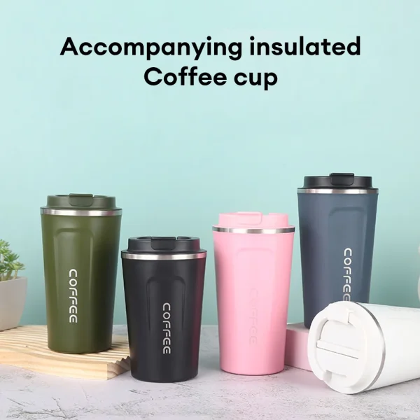 Stainless Steel Thermal Mug 380ml/510ml Travel Thermal Mug Leak-Proof Thermos Bottle Tea Coffee Mug Insulated Cup Water Bottle 4