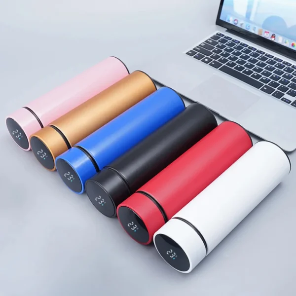 500Ml Digital Thermos Bottle Smart Cup With Temperature Display 304 Stainless Steel Vacuum Insulated Intelligent Coffee Cup 3