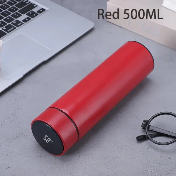 500Ml Digital Thermos Bottle Smart Cup With Temperature Display 304 Stainless Steel Vacuum Insulated Intelligent Coffee Cup 4