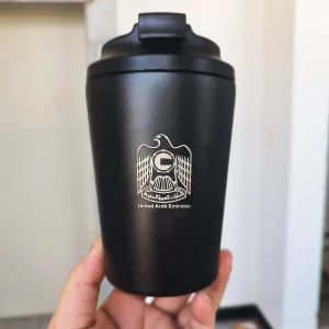 The United Arab Emirates Logo Stainless Steel Cup Vacuum Flasks Outdoor Hot Cold Drink Coffee Mug Wholesale Custom Gift 1