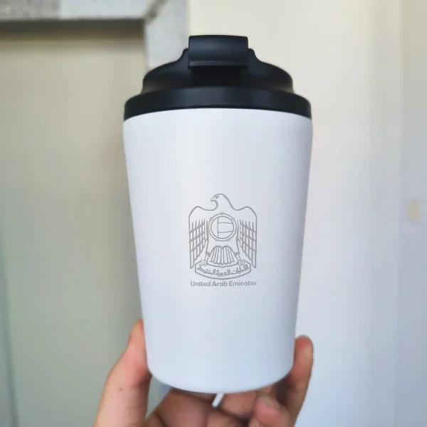 The United Arab Emirates Logo Stainless Steel Cup Vacuum Flasks Outdoor Hot Cold Drink Coffee Mug Wholesale Custom Gift 2
