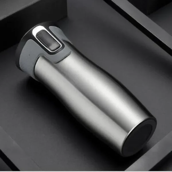 450ml Stainless Steel Double Wall Travel Mug Leak proof Thermos Mug Coffee Cups Car Vacuum Insulaltion Thermal Water Bottle 3