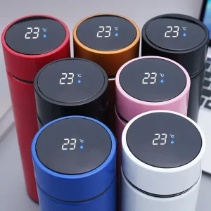500ML Intelligent Insulated Mug Thermos Flask Tea Water Separation Stainless Steel Vacuum Kettle Coffee Mug Thermos Mug 1