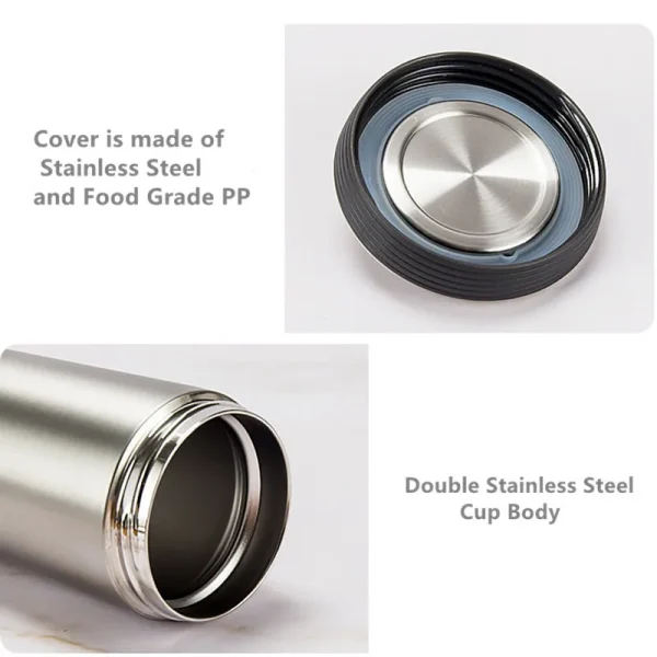 New 350ml Thermos Mug With Filter Business Style Double Wall Stainless Steel Vacuum Flasks Coffee Tea Travel Mug Thermocup 4