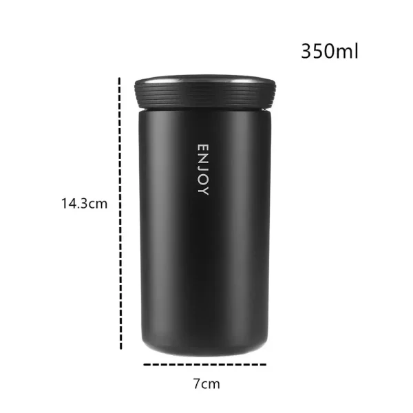 New 350ml Thermos Mug With Filter Business Style Double Wall Stainless Steel Vacuum Flasks Coffee Tea Travel Mug Thermocup 6