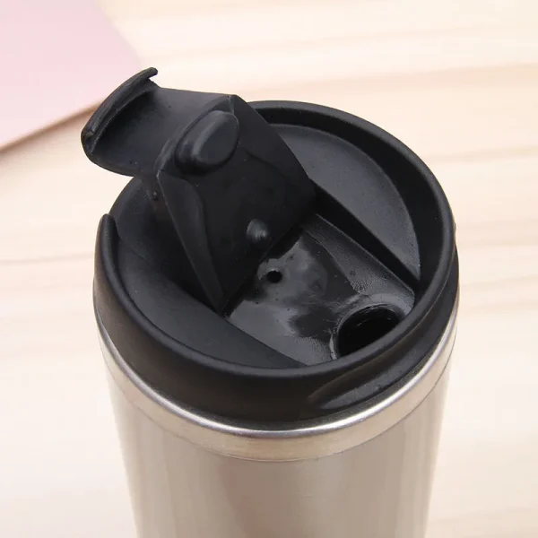 DIY 450ML Coffee Cup Customized Print with Your LOGO PHOTO Name TEXT Thermos Tumbler for Office Drink Water Keep Cold and Hot 4