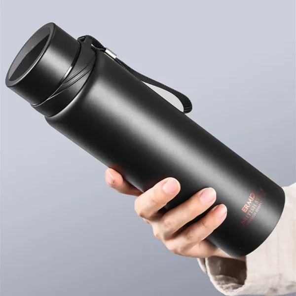 1000ml/1600ml Double Stainless Steel Vacuum Flask With Filter Large Capacity Portable Sport Thermos Mug Coffee Tea Tumbler 2