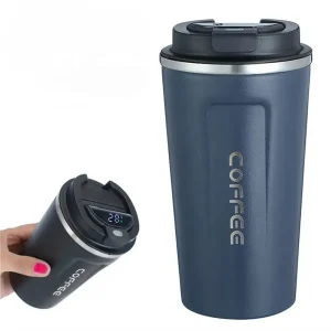 1pc 510ml Stainless Steel Smart Coffee Tumbler  Cup With Intelligent Temperature Display Portable Travel Mug 1