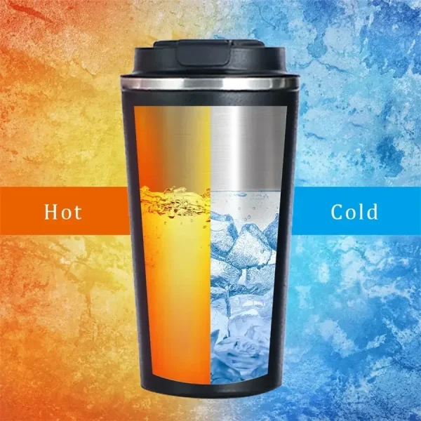 1pc 510ml Stainless Steel Smart Coffee Tumbler  Cup With Intelligent Temperature Display Portable Travel Mug 5