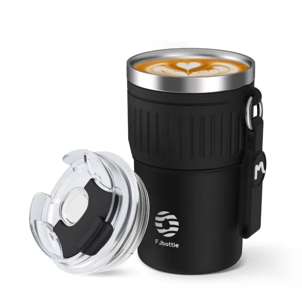 FEIJIAN-Stainless Steel Coffee Cup, Car Thermos Mug for Tea, Leak_Proof, Travel Thermo Cup, Gift Cup , 400ml 1