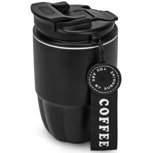 320ML Travel Coffee Mug Car Insulated Cup Stainless Steel Portable Thermal Mug Leak-Proof Thermos Bottle Tea Cup Vacuum Flasks 1