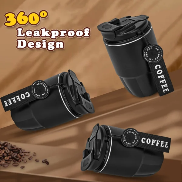 320ML Travel Coffee Mug Car Insulated Cup Stainless Steel Portable Thermal Mug Leak-Proof Thermos Bottle Tea Cup Vacuum Flasks 6