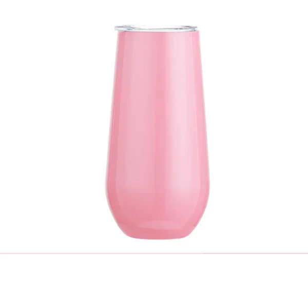 6oz Wine Tumbler with Lid Stainless Steel Mug Insulated Thermos Champagne Flute Bridesmaid Gifts 5